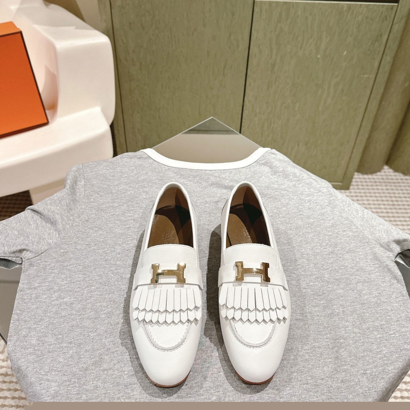 H**mes leather shoes